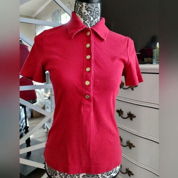 Tory Burch Red Polo - Picture 5 of 16